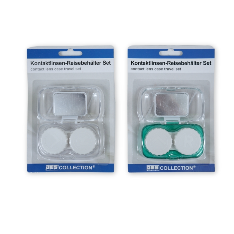 JES Collection Reiseetui Kontaktlinsen 7 cm 2 sortiert