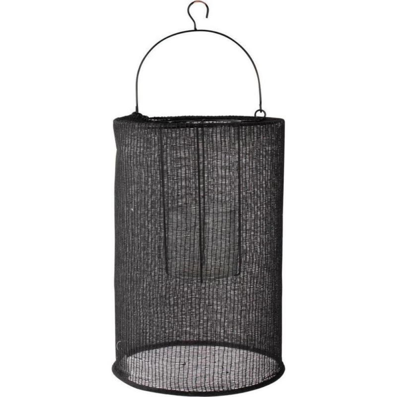 Gusta lantaarn katoen zwart 46 cm