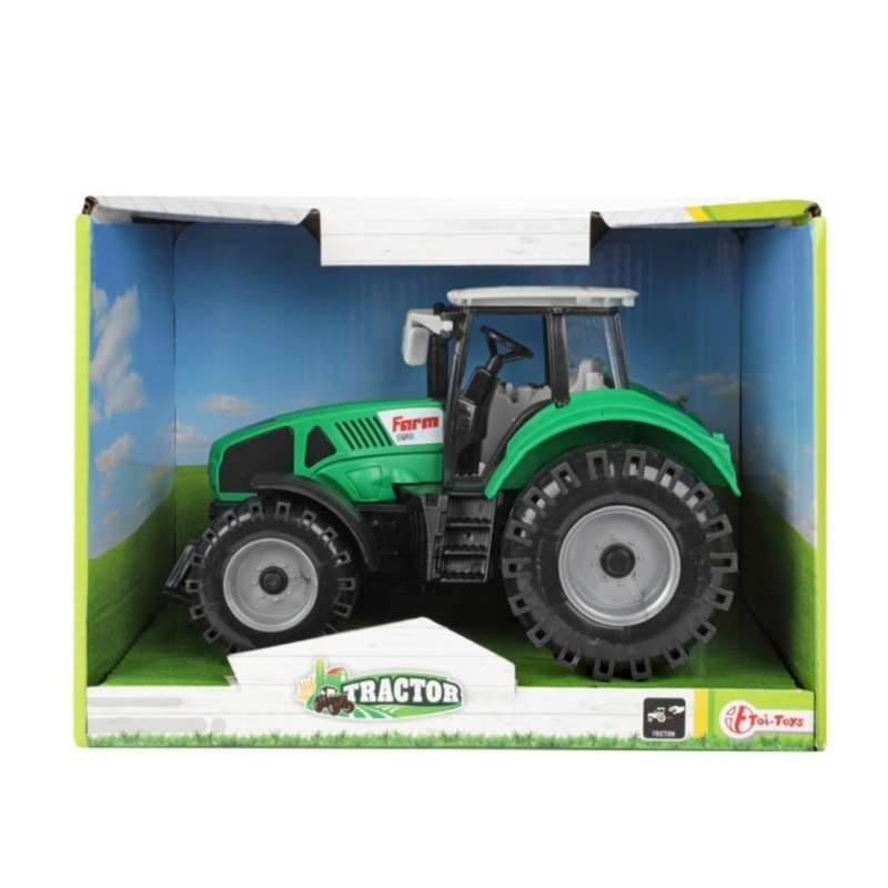 Toi-Toys tractor groen 15 cm