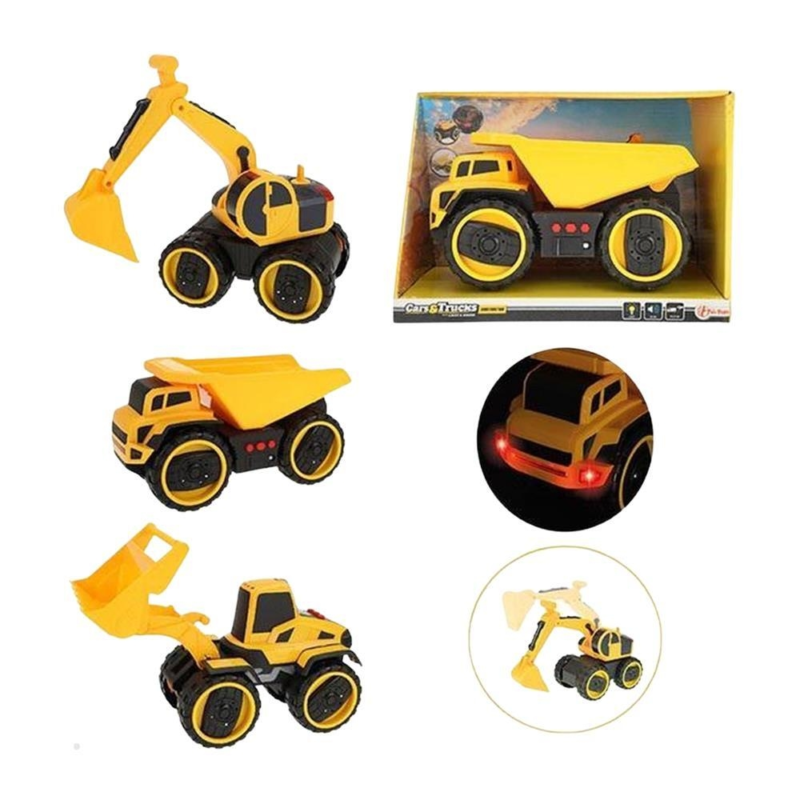 Toi-Toys bouwvoertuig 27 cm assorti