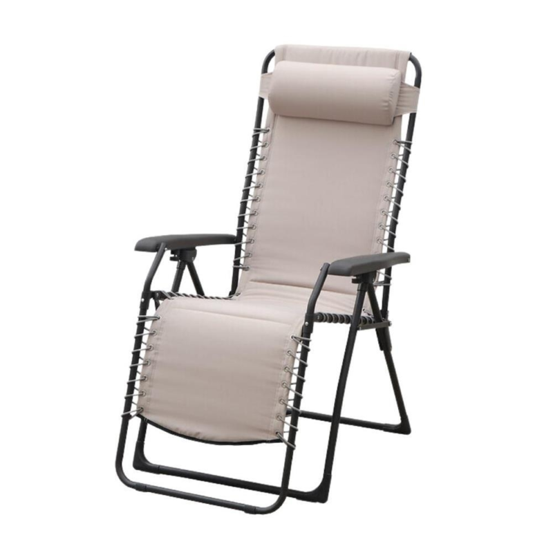 Tuinstoel Roma opvouwbaar antraciet 116 cm