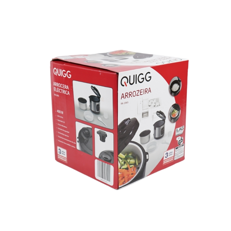 Quigg rijstkoker EU stekker 23 cm