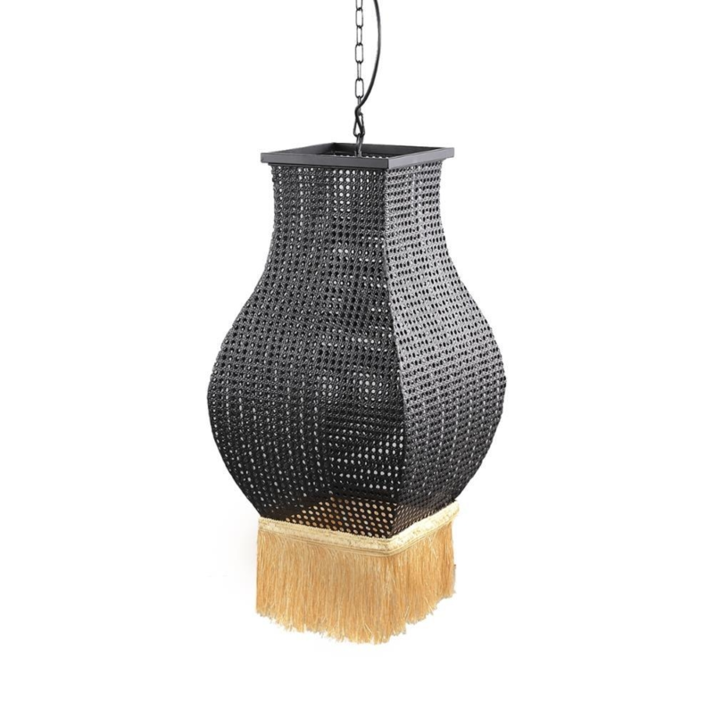 PTMD hanglamp Redys zwart 57 cm