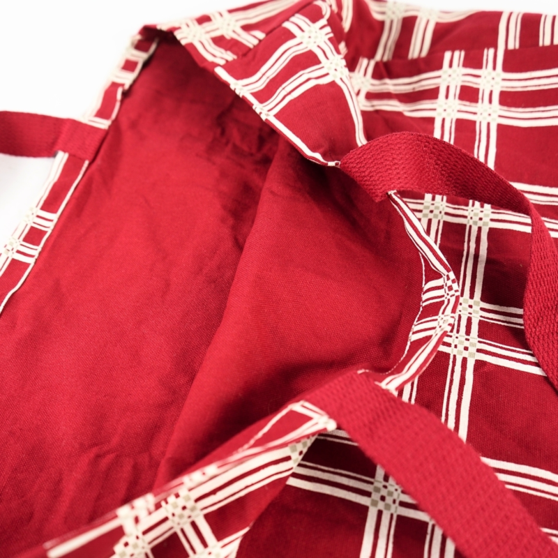 Shopper Heart rood/wit 56 cm