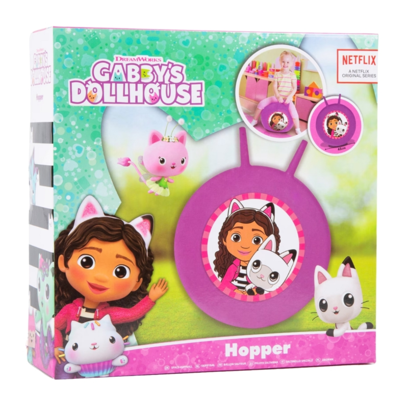Gabbys Dollhouse skippybal paars 45 cm