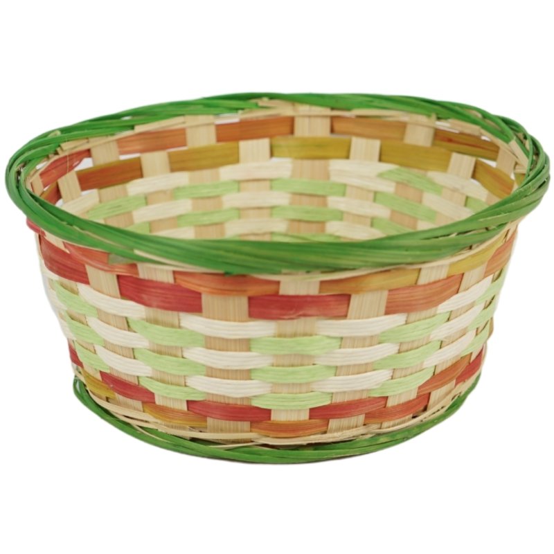 Mand bamboe 20 cm 3 assorti