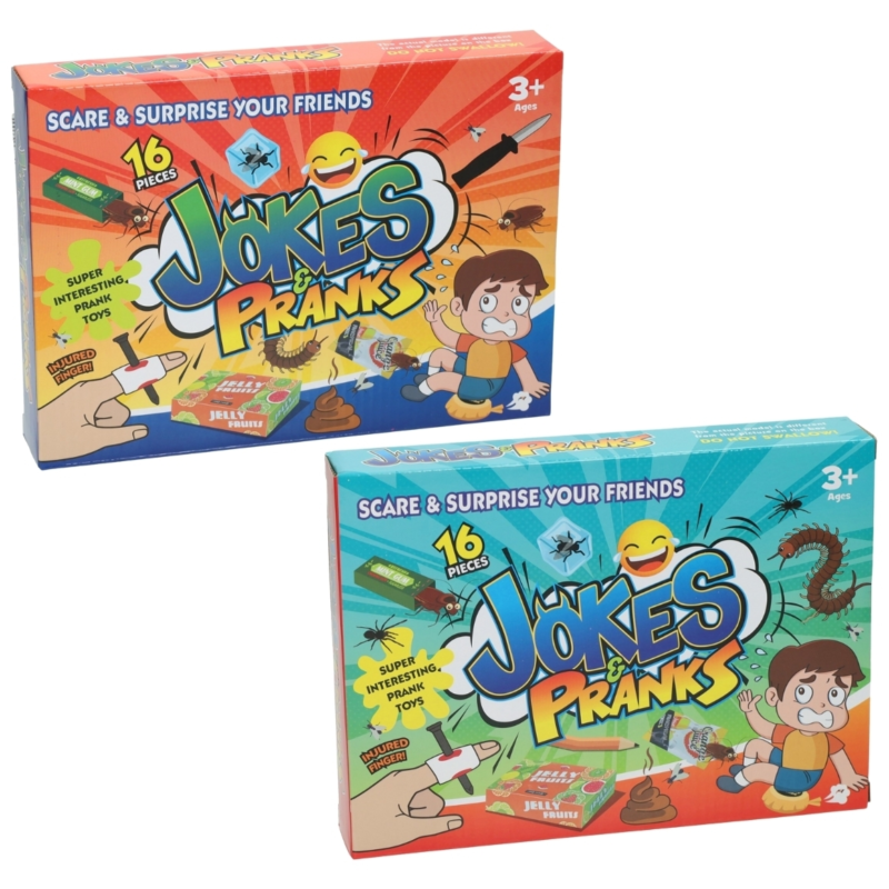 Jokes & Pranks speelset 16-delig