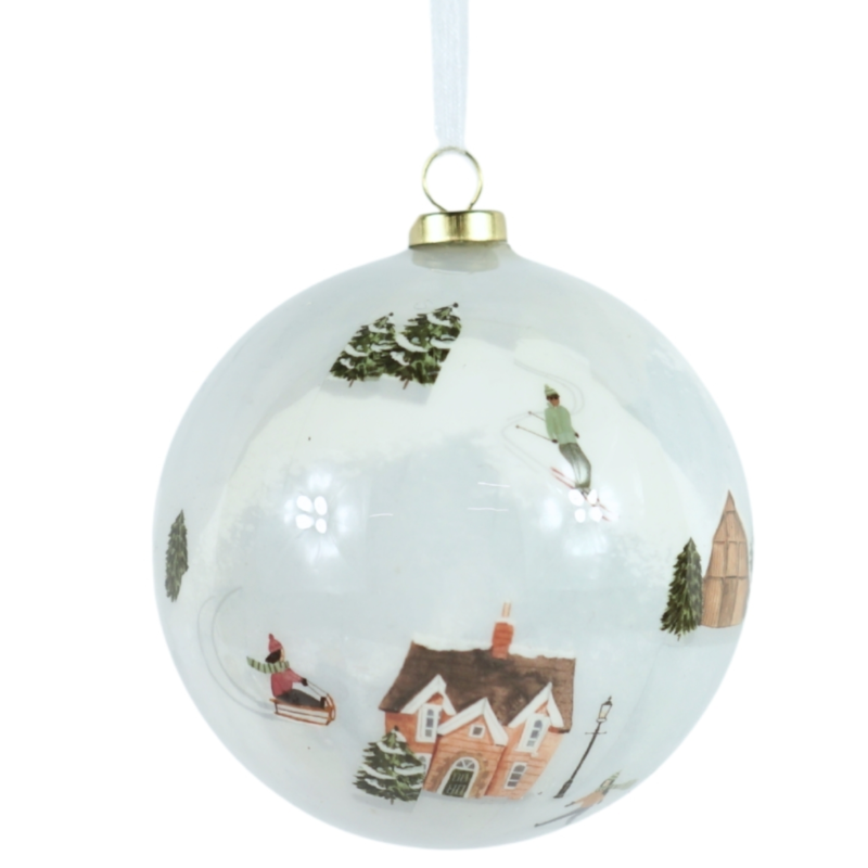 Wilko kerstbal Nordic 8 cm