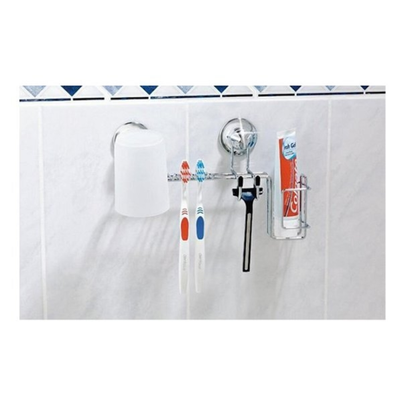 Everloc tandenpoets en scheergerei houder met zuignappen