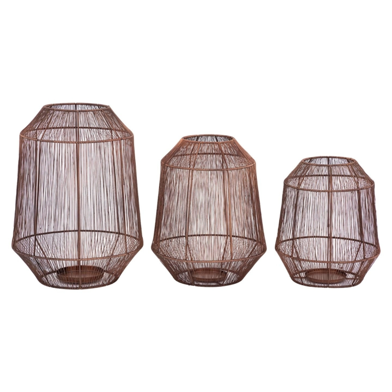 PTMD windlicht Justy M koperkleurig 32 cm