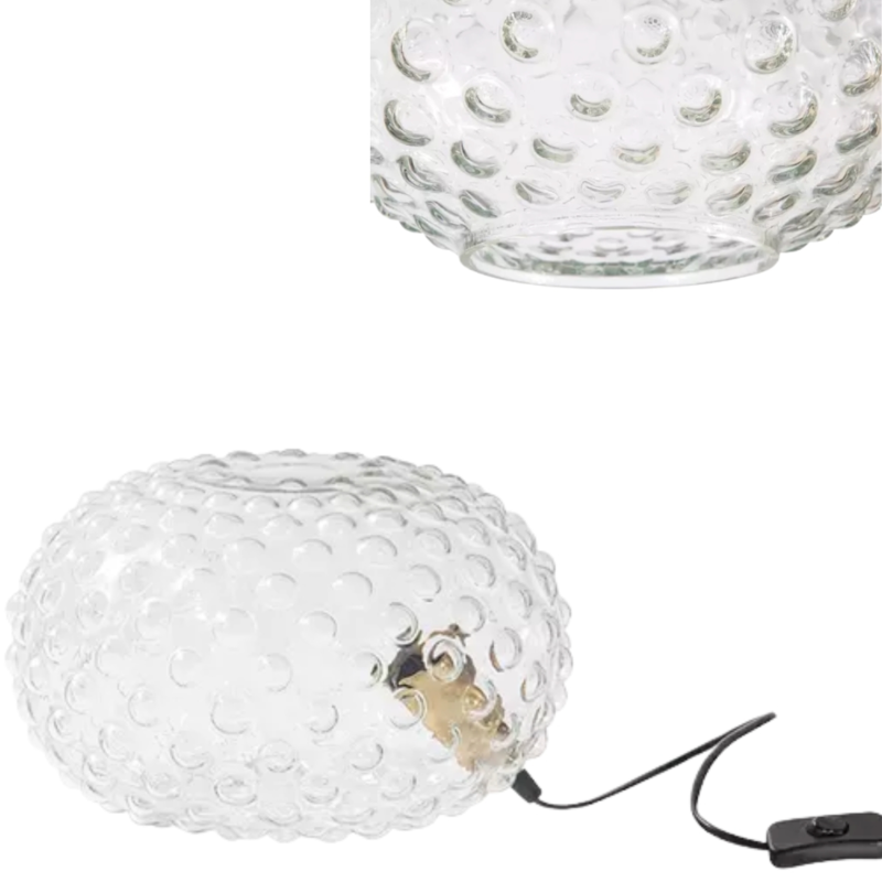 BePureHome tafellamp Soap glas 30 cm