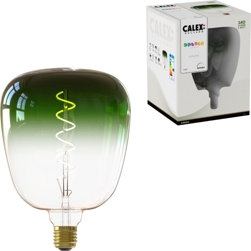 Calex lamp LED Kiruna 5W groen 20 cm