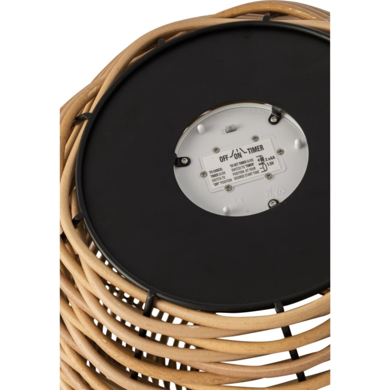 J-Line lantaarn LED op batterij outdoor 49 cm