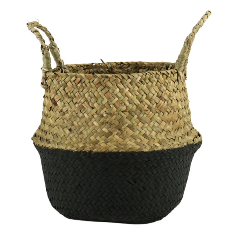 Mand zeegras bruin/zwart 19 cm