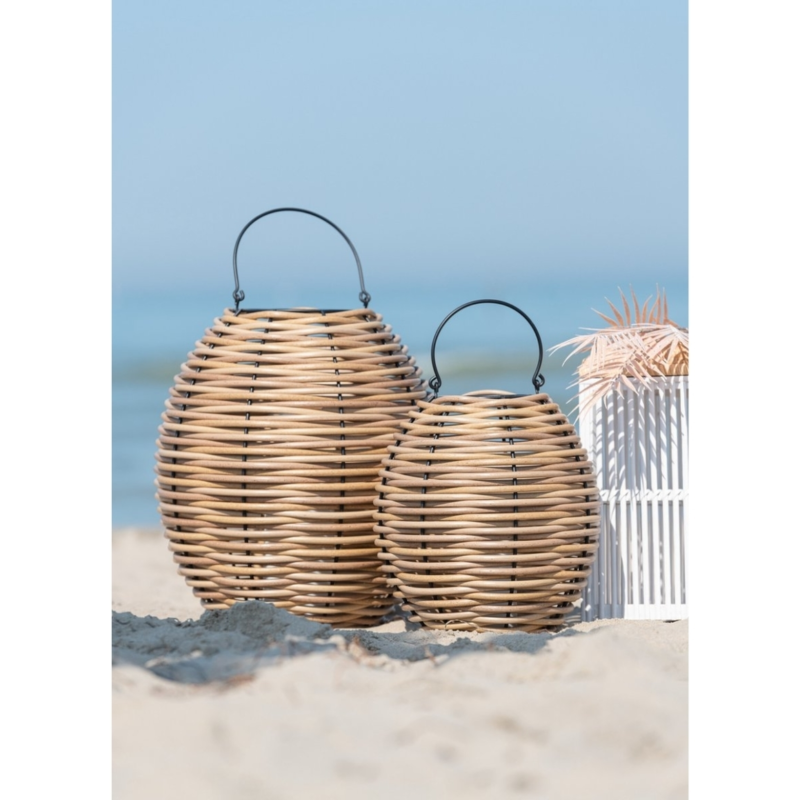 J-Line lantaarn LED op batterij outdoor 34 cm