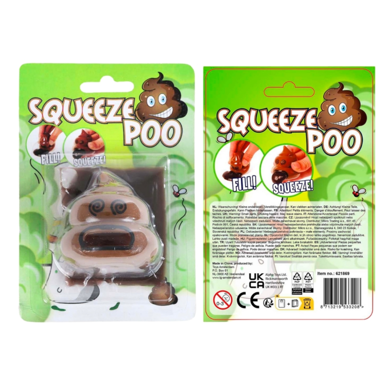 Squeeze Poo drol Slime 5,5 cm