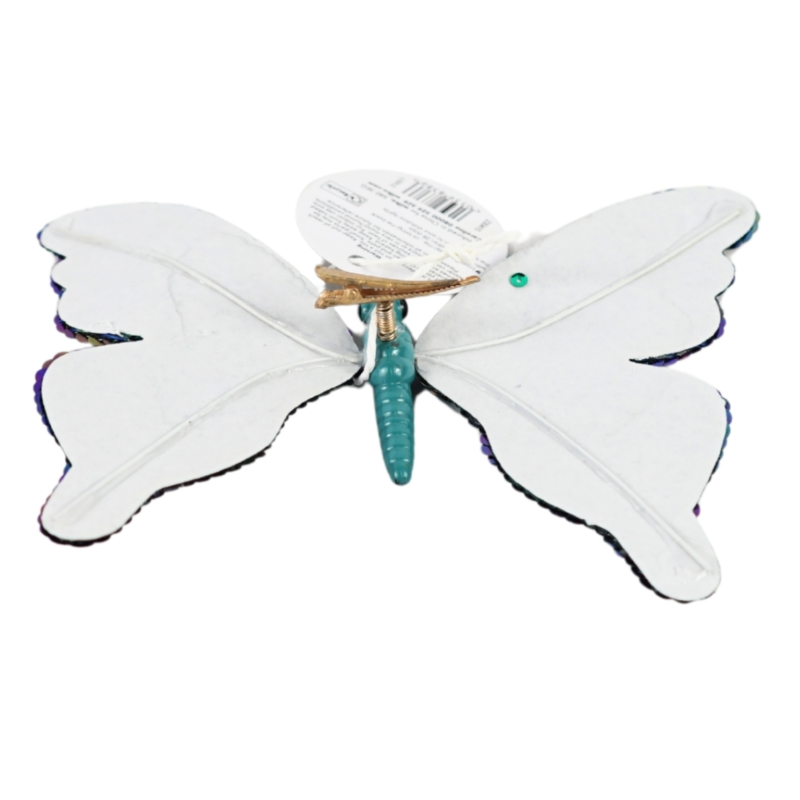 Wilko vlinder op clip 19 cm