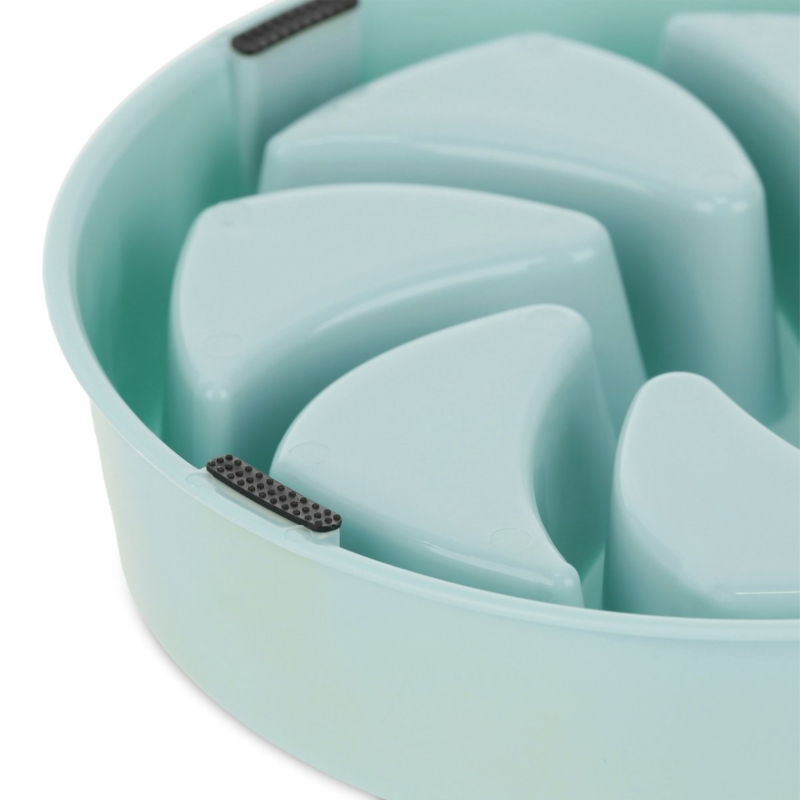 Relaxdays honden anti-schrok voerbak waaier blauw 20,5 cm