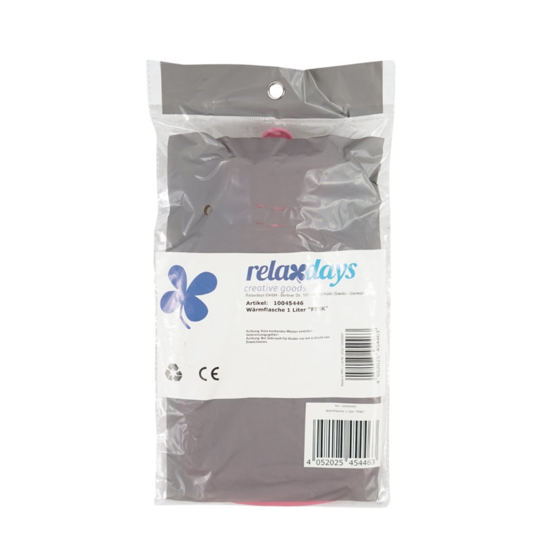 Relaxdays warmwater kruik grijs 1 L