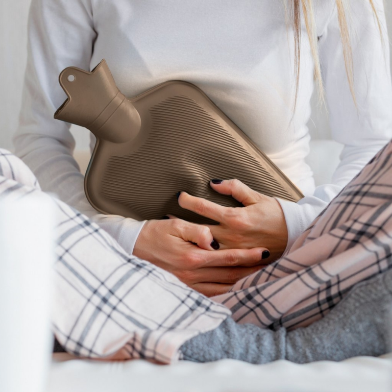 Relaxdays warmwater kruik bruin 2 L