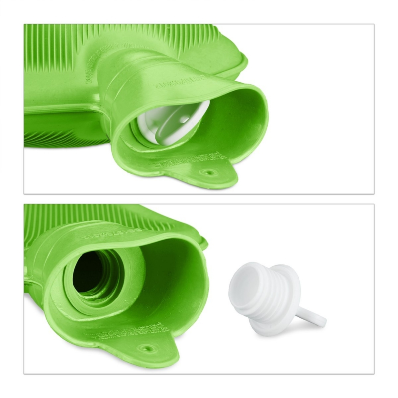 Relaxdays warmwater kruik groen 2 L