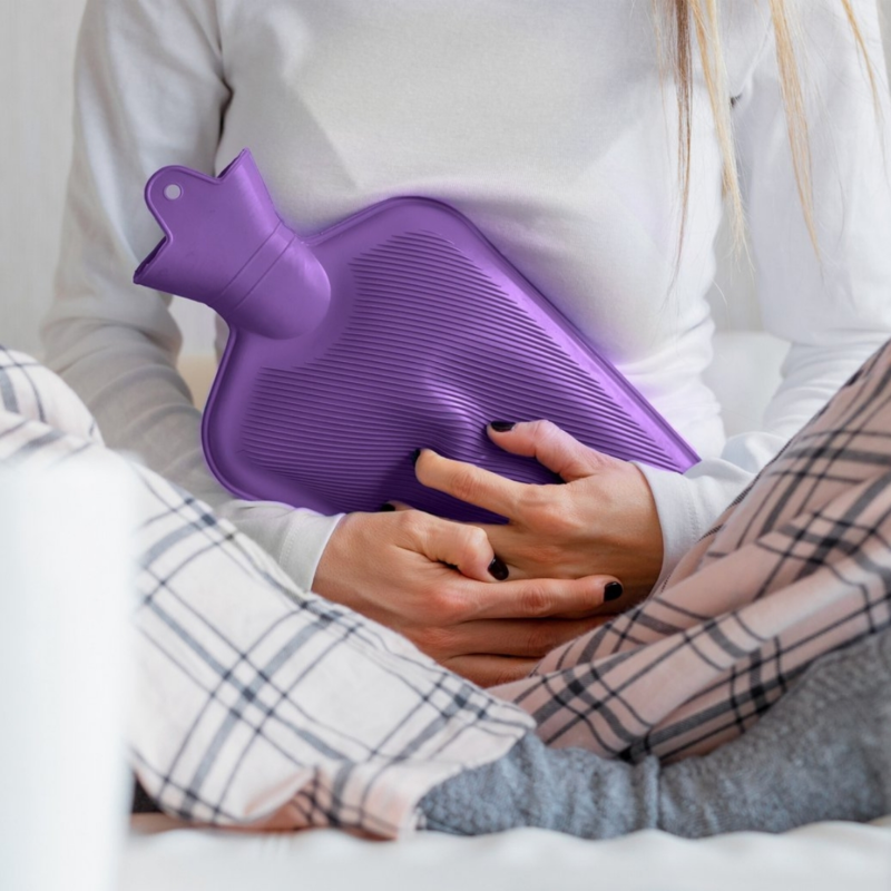 Relaxdays warmwater kruik paars 2 L