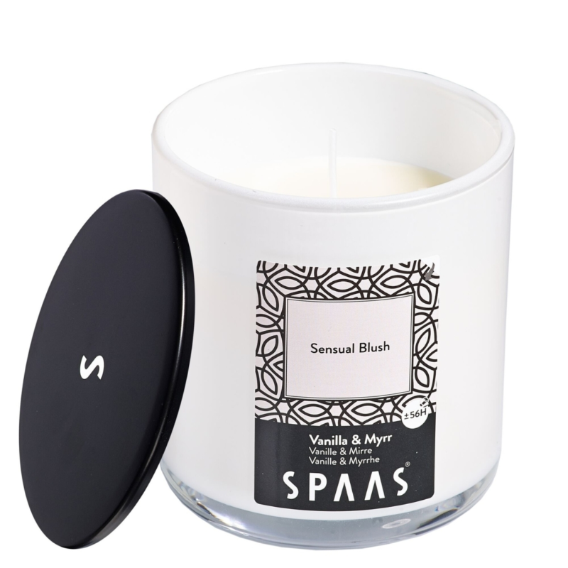 (R) Spaas geurkaars in glas Sensual blush 11 cm