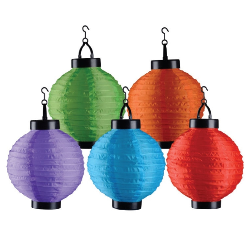 Grundig lampion LED IP44 solar 30 cm 6 assorti