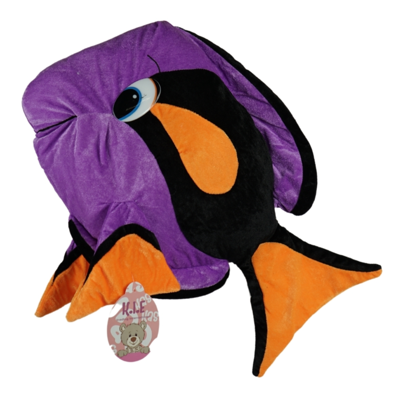 Knuffel vis 70 cm 4 assorti