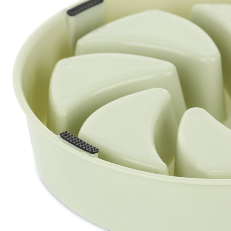 Relaxdays honden anti-schrok voerbak waaier groen 20,5 cm