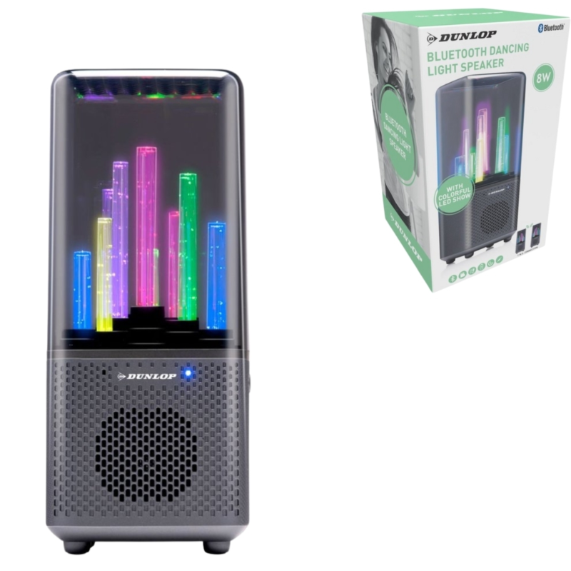 Dunlop Bluetooth Speaker met Licht 22 cm