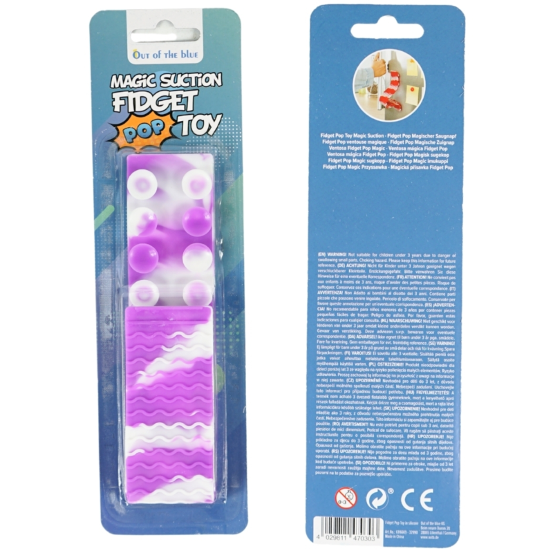 Fidget Toy pop-it 25 cm 6 assorti