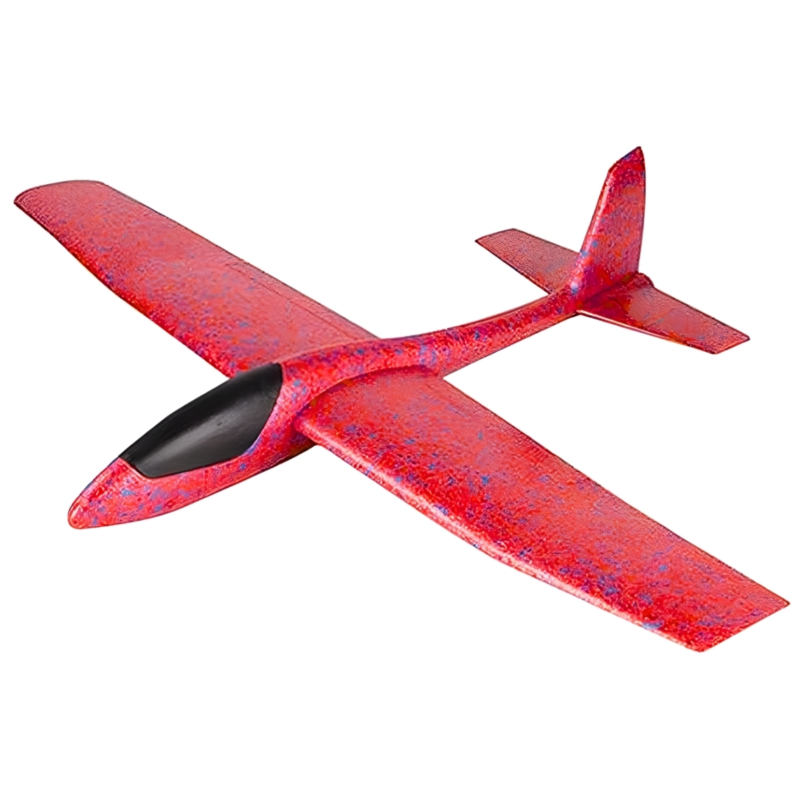 Eddy Toys glider vliegtuig foam rood 84 cm