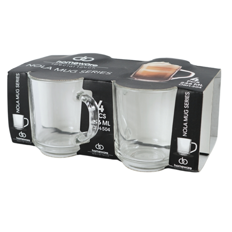 Homeware glas Nola 246 ml 4 stuks