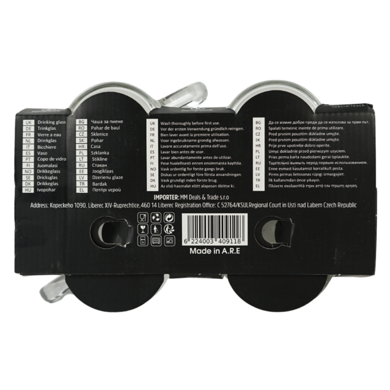 Homeware glas Nola 246 ml 4 stuks