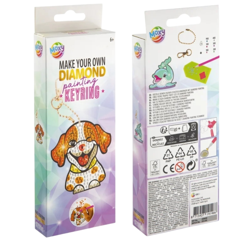 Diamond Painting sleutelhanger DIY 3 assorti