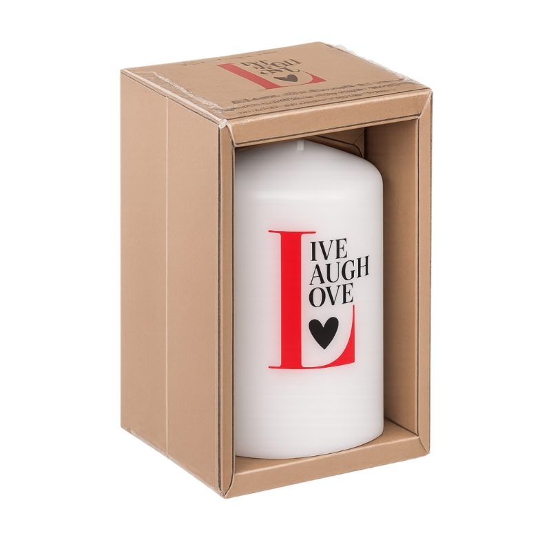 Out of the Blue stompkaars Live Laugh Love 6 x 8 cm