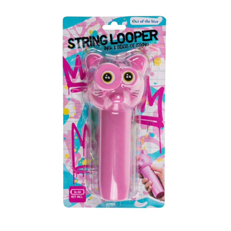Out of the Blue fidget String Looper op batterij 2 assorti