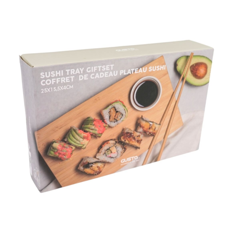Gusta Sushi serveerplank 25 cm 3-delig