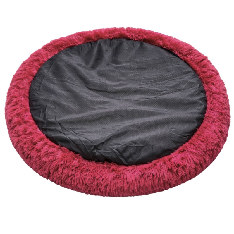 Hondenmand XL Donut bordeaux 100 cm