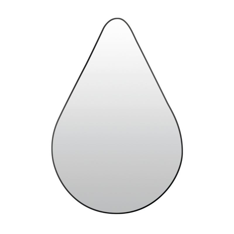 Len-Fra wandspiegel Riverside zwart 50 x 75 cm