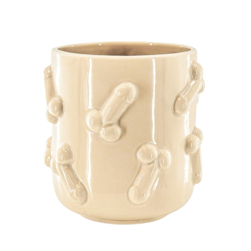 Housevitamin bloempot Dick beige 17,5 cm