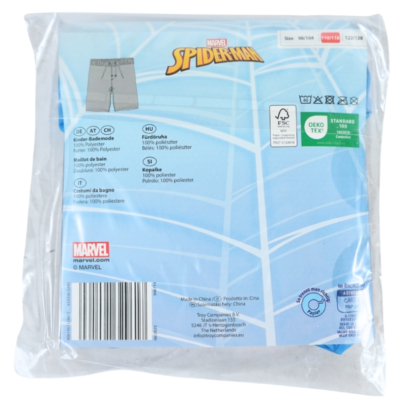 Marvel Spiderman zwembroek 122/128