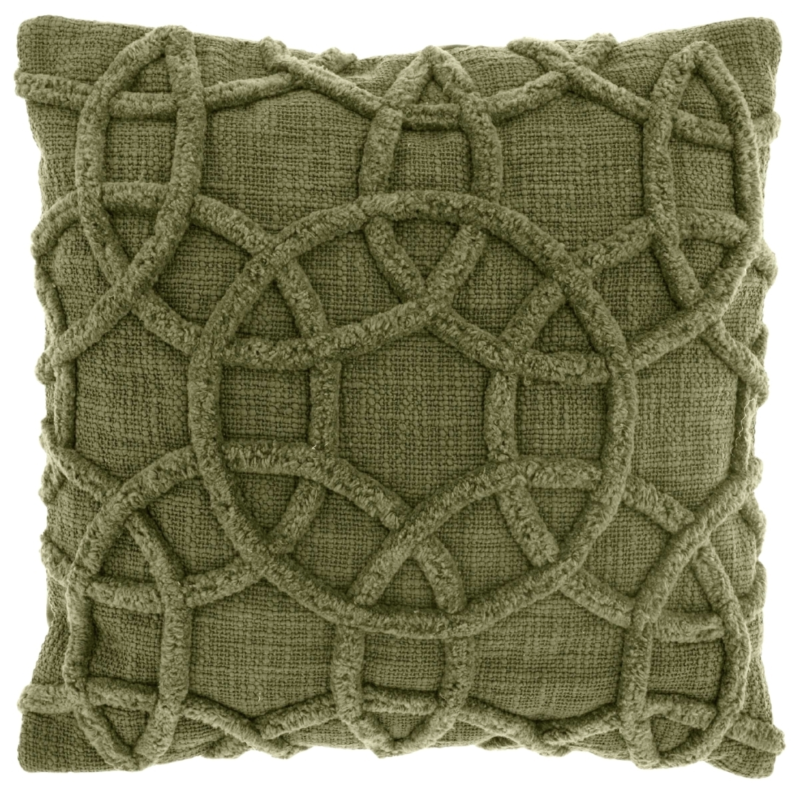 Unique Living kussen Everon winter green 45 x 45 cm