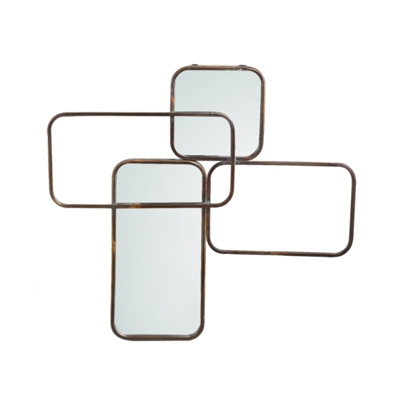 PTMD Spiegel Feron Eisen Frame Rechtecke 84 cm