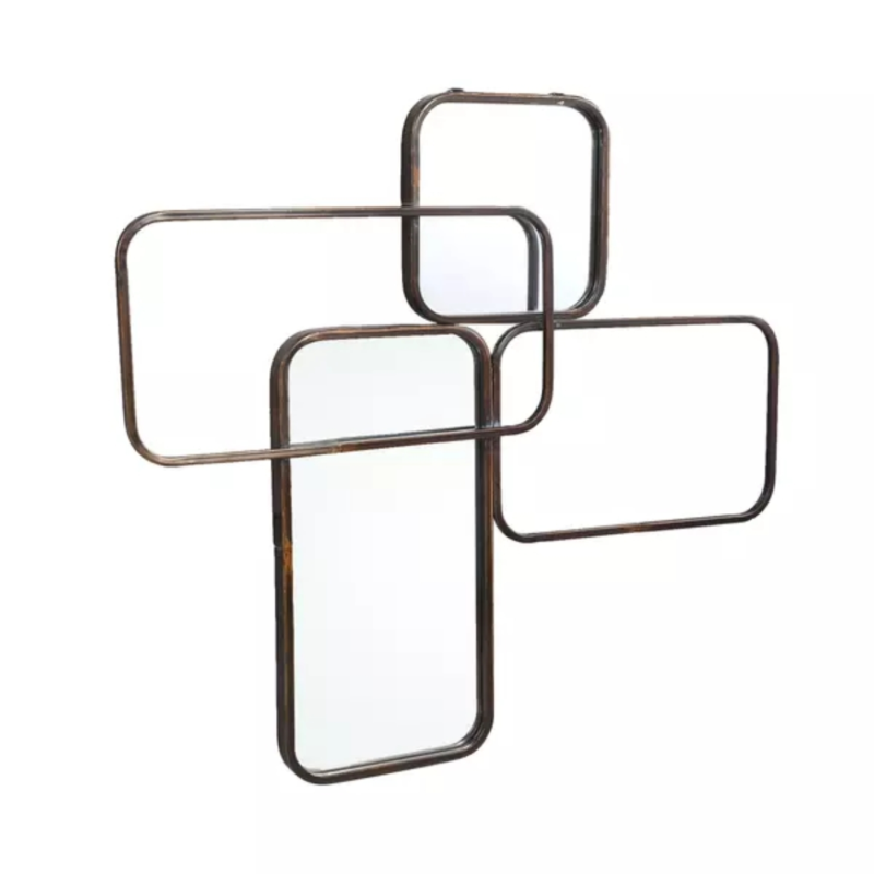 PTMD Spiegel Feron Eisen Frame Rechtecke 84 cm