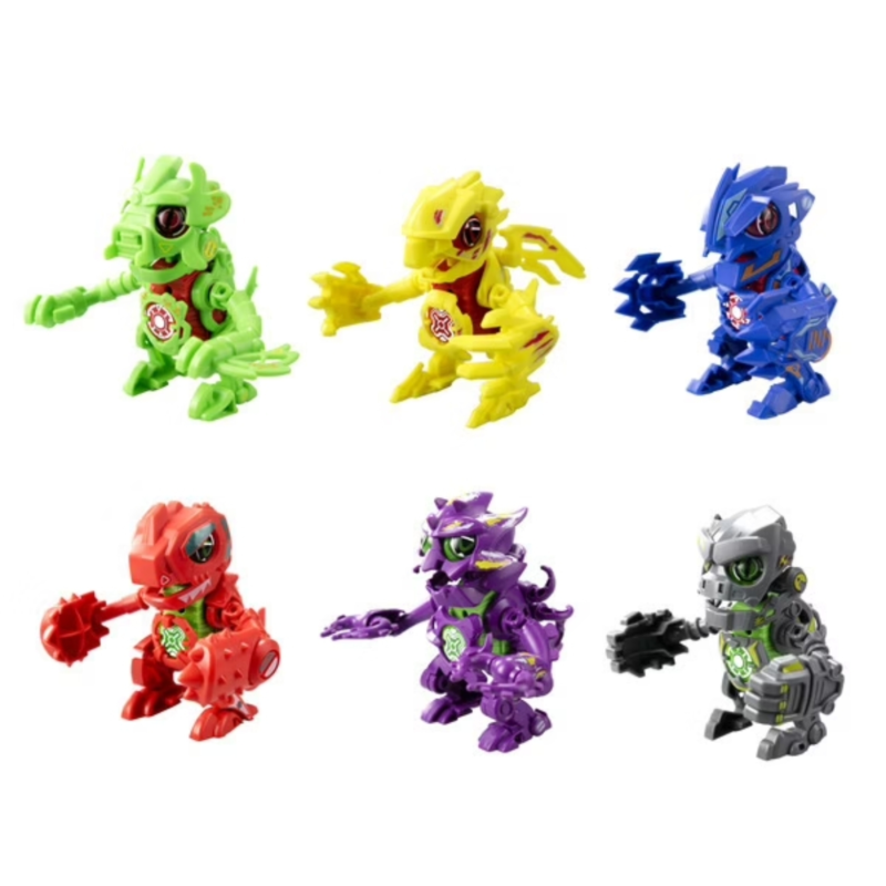 Biopod Kombat actiefiguur met geluid en lichteffect 9 cm 6 assorti