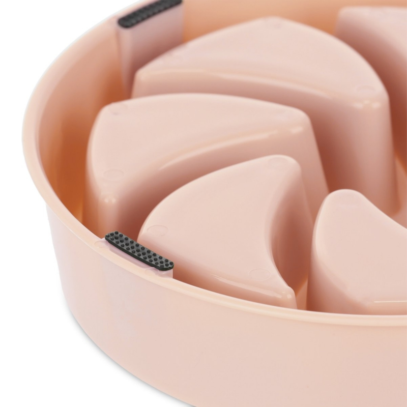Relaxdays honden anti-schrok voerbak waaier roze 20,5 cm
