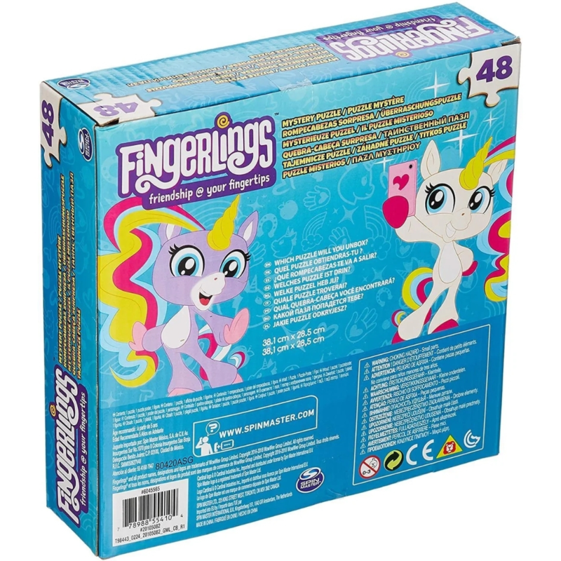 Fingerlings puzzel eenhoorn 38 x 28 cm