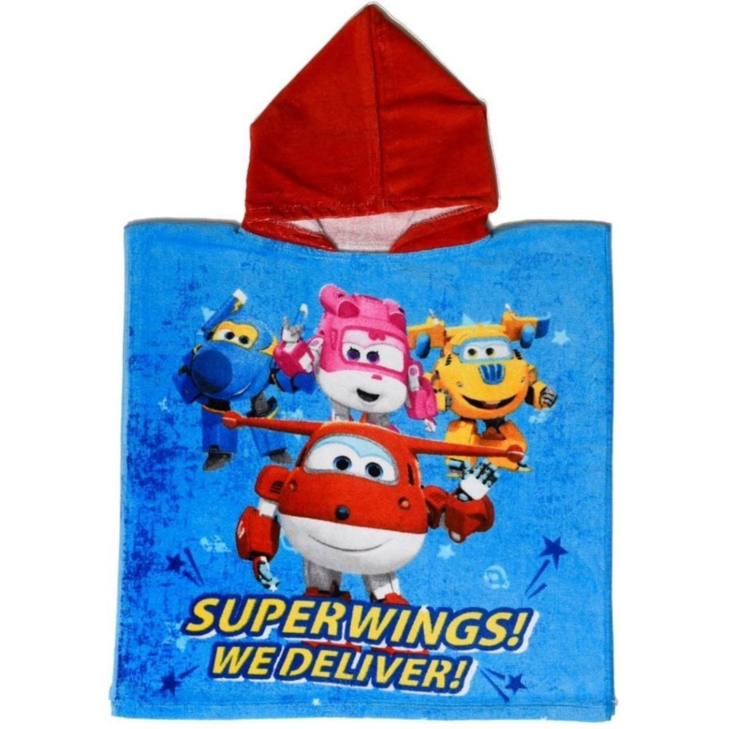 Superwings Poncho handdoek 50 x 100 cm